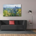 thumbnail image 3 of Epic Graffiti 'Blue And Yellow Flower Field' by Carol Rowan, Giclee Canvas Wall Art, 60"x40", 3 of 8