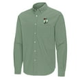 thumbnail image 2 of Men's Antigua Kelly Green Boston Celtics Porter Woven Long Sleeve Button-Down Shirt, 2 of 3