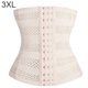 thumbnail image 1 of Faja moldeadora de cuerpo de goma para mujer, corsé de cintura transpirable hueca, beige, 3L Jumpingount AP001122-12, 1 of 7