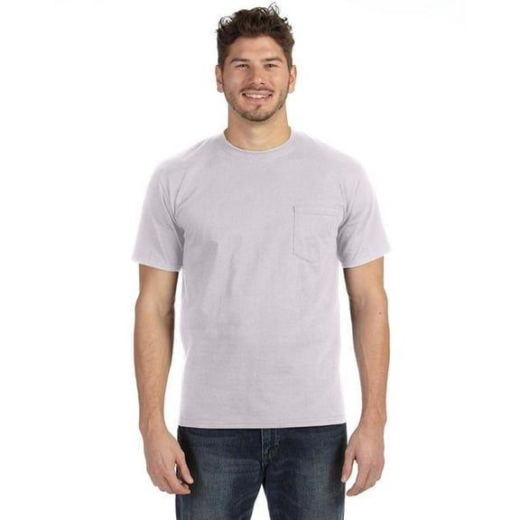 783AN Anvil Midweight Pocket T-Shirt Ash S
