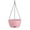 #089-Pink, variant on Cheapark Chain Hanging Flower Pot Round Suspended Planter Vessel 7.87 Inch Diameter Hanging Potted Container With Metal Chain for Indoor Outdoor Balcony Yard Green Plant Layout Decor Gift