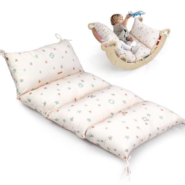 Cojín BlueWood para arco de escalada, filosofía Montessori
