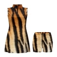 thumbnail image 3 of Yuyamidu Tiger Stripe Womens Golf Dress A Line Womens Golf Outfit with Pockets Shorts Workout Exercise Athletic Dress Size XS Anti Wrinkle Workout Dresses, 3 of 7