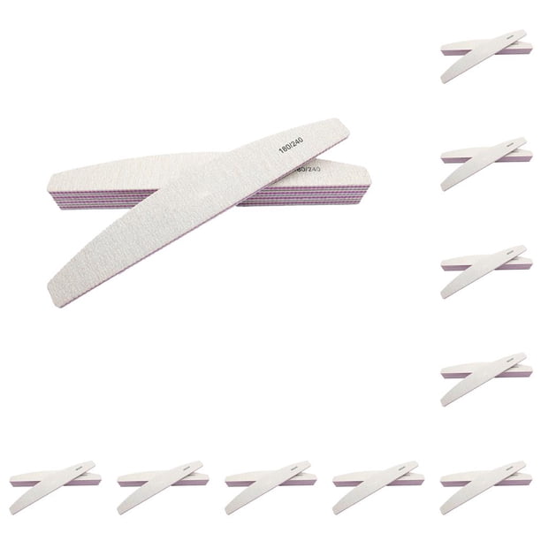 Guardurnaity Lima de uñas Herramientas de corte de uñas Cuidado personal Herramienta de pedicura 180/240 Type1 NO1