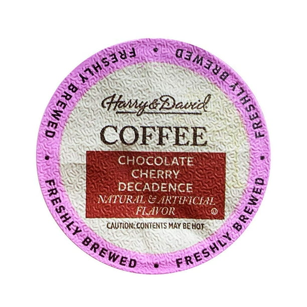 Harry & David Chocolate Cherry Decadence Medium Roast, Coffee Pods, 35