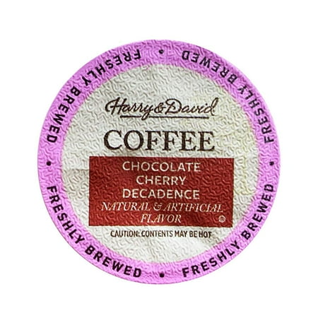 Cherry Coffee - Harry & David Coffee, Chocolate Cherry Decadence, 35 Single Serve Cups