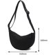 thumbnail image 2 of Bolsos de hombro Bolso de hombro de color sólido Correa fácil de ajustar Moda Portátil Casual Ligero Fin de semana Vacaciones, 2 of 4