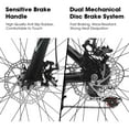 thumbnail image 5 of 27" Mountain Bike, 21-Speed Dual Disc Brakes with Aluminum Frame – Black, 5 of 6