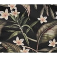 thumbnail image 4 of oneOone Cotton Flex Black Fabric Floral & Leaves Tropical Dress Material Fabric Print Fabric By The Yard 40 Inch Wide, 4 of 4