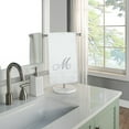 thumbnail image 4 of BC BARE COTTON 85-713-852-101 Bath Towel, Script Initial Medium-(Set of 2), White & Silver 2 Count, 4 of 5