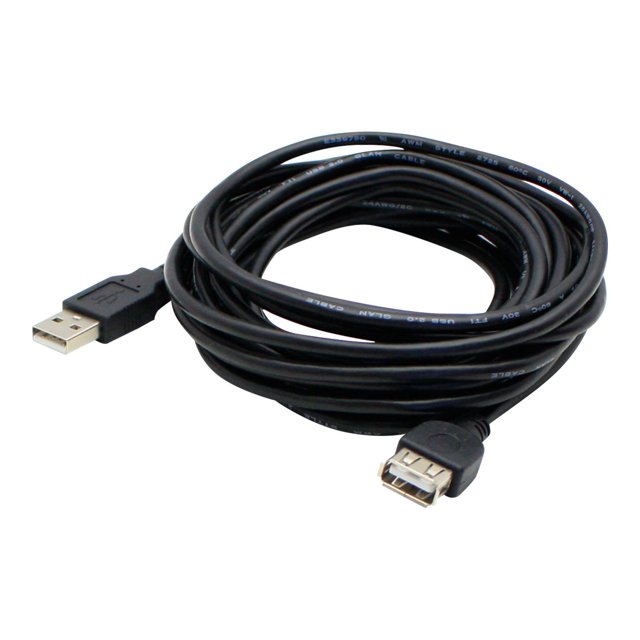 AddOn 6.0ft USB 2.0 (A) to USB 2.0 (A) Extension Cable - USB extension cable - USB (F) to USB (M) - USB 2.0 - 6 ft - black