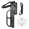 thumbnail image 4 of 4 PACK Swivel Bike Rack Garage Wall Mount Bike Hangers for Garage Bike Rack Bicycle Storage Vertical Bike Rack, 4 of 8