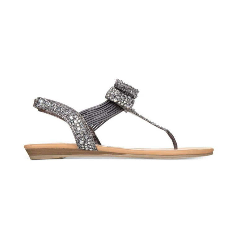 Material Girl Womens Seana Fabric Open Toe Casual Slingback