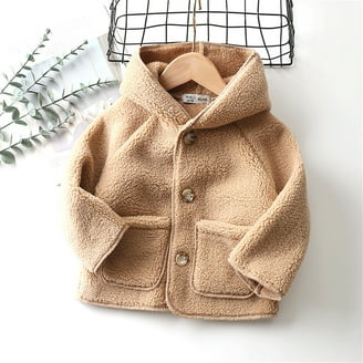 Btween Girls Cozy Fleece Jackets for Kids - Warm and Cute Winter