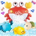 thumbnail image 1 of Bath Toys VConejo Crab Bubbles Maker con 12 canciones y 3 de cuerda, 1 of 6