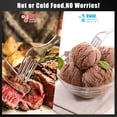 thumbnail image 3 of Plastic Forks 100 Pieces,6.7 Inch Reusable Plastic Forks Transparent and Robust Cutlery Sets for Birthday Party Barbecue Party Wedding ect, 3 of 6