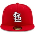 thumbnail image 2 of Men's New Era St. Louis Cardinals Red On-Field Authentic Collection 59FIFTY Fitted Hat, 2 of 5