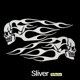 thumbnail image 1 of Calcomanía De Calavera Flames Para Coche/Vinilo Impermeable Accesorios/Decoración Auto huangjie unisex, 1 of 2