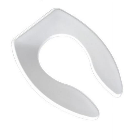 Plumbing Technologies 4F1E4SSC-00AM Extra Heavy Duty Commercial Quality Elongated Toilet Seat with Anti-Microbial Ingredient- White