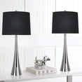 thumbnail image 4 of Grandview Gallery 29.5 Inch Tall Table Lamps, Polished Nickel (Set of 2), 4 of 5