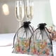 thumbnail image 4 of PTOOTP 50Ud Bolsas De Organza Negras Para Fiesta Con Cierre De Cordón Y, 4 of 6