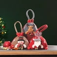 thumbnail image 6 of 3 Pcs Christmas Gift Doll Bags With Drawstring, Reusable Santa Gifts Bags With Drawstring Santa Claus Snowman Elk, 6 of 10