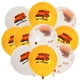 thumbnail image 5 of Juego de 15 globos de 12 pulgadas con temática de regreso a clases, globos de látex con estampado de autobús escolar, globos decorativos para fiestas escolares (champán dorado), 5 of 7