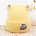 thumbnail image 1 of Gorro fetal para bebé de cachemira con bordado de conejo, gorro fetal para recién nacido, gorro cálido para bebé, otoño e invierno, 1 of 6