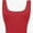 Red, variant on Women's Square Neck Crop Top Basic Sleeveless Fitted Tank Top Casual Cami