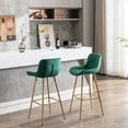 thumbnail image 7 of Set of 2 bar stools, 30-inch, golden legs | Works well in home entertainment areas | Comfortable and attractive seating, 7 of 7