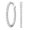 Platinum, variant on 1 to 10 Carat Stunning Oval Shape LAB GROWN Diamond Hoops Earrings for Women (Color E-F Clarity VS2-SI1) 14K White Gold 1.50 Carat