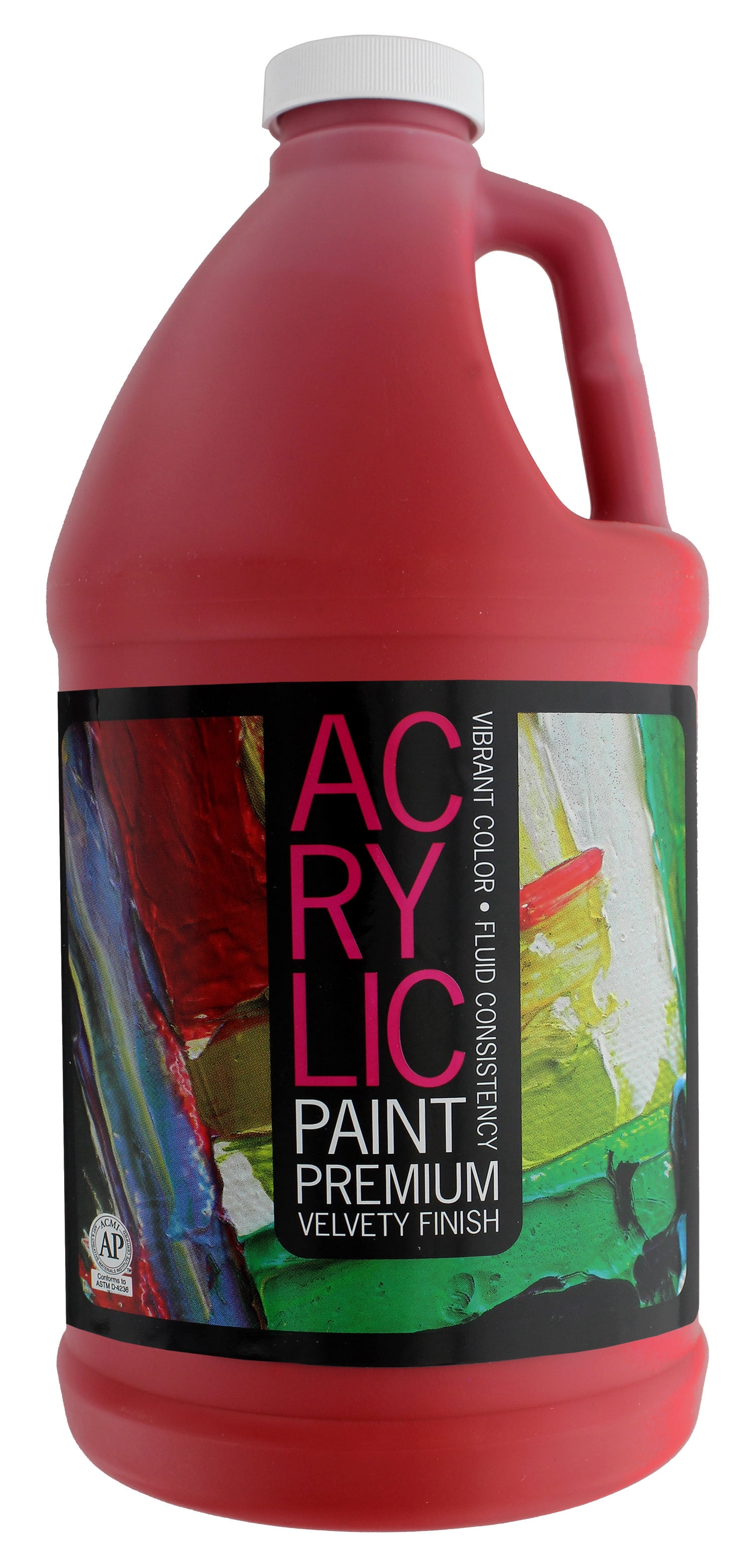 Pro Art Student Acrylic Paint 64 oz Hansa Red
