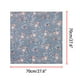 thumbnail image 3 of Bufandas de gasa para mujer - 27.6 X27.6 - Pañuelo cuadrado con estampado floral Pañuelo para el cuello Pañuelo para el cuello Azul polvoriento 70x70cm/27.6x27.6 inches(LxW), 3 of 5