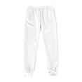 thumbnail image 5 of miqiqism Clearance Women Valentines Sweatpants, Loose Baggy Pants Casual High Waisted Trousers, Lady Workout Athletic Ankle Bottom Pant with Pockets,03_White,XX-Large, 5 of 5