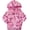 Large - Pink, variant on Camouflage Dog Hoodies Fleece Lined Chic Warm Pink or Green Camo Sweatshirts (Medium - Green)