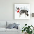 thumbnail image 3 of Trademark Fine Art 'Christmas Cats And Dogs IV' Canvas Art by Victoria Borges, 3 of 3