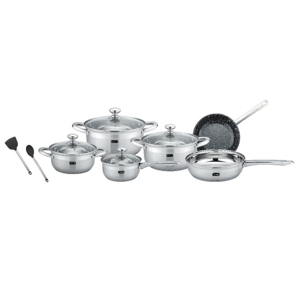 Batería de Cocina 12 Pz Acero Inoxidable Inducción Sienna Fraciel Fraciel Sienna