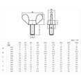 thumbnail image 3 of 10 tornillos de mariposa M5, tornillos de máquina de acero inoxidable 304, tornillos de fijación de mariposa de 16 mm, kit surtido de herramientas de reparación, surtido de arandelas (M5 * 16 mm) Sailing Electrónica, 3 of 5
