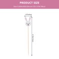 thumbnail image 2 of Raindrops Bunny Cake Picks for Decor Made of Synthetic Material White Color Easter Party Accessories 1 Pack, 2 of 8