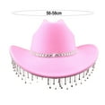 thumbnail image 6 of Bridal Cowgirl Hat for Women Rhinestone Cowboy Hat Unique Halloween Costume for Bachelorette Party Birthday Concerts, 6 of 8