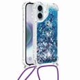 thumbnail image 4 of Funda FOXDOCK para iPhone 16 Plus con Cuerda Ajustable, Brillo Líquido, Protección Antigolpes y Lente – Ideal para Regalo, 4 of 6