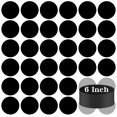 thumbnail image 1 of 36 puntos de vinilo negros para suelo IKAYAS, 15 cm, resistentes al agua, 1 of 7