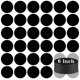 thumbnail image 1 of 36 puntos de vinilo negros para suelo IKAYAS, 15 cm, resistentes al agua, 1 of 7