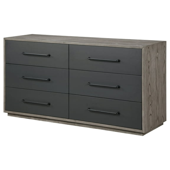 ACME Estevon Dresser, Gray Oak Finish