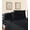 Black, variant on Elegant Comfort 1500 Series 6-Piece Bed Sheets - Microfiber, Queen Gold