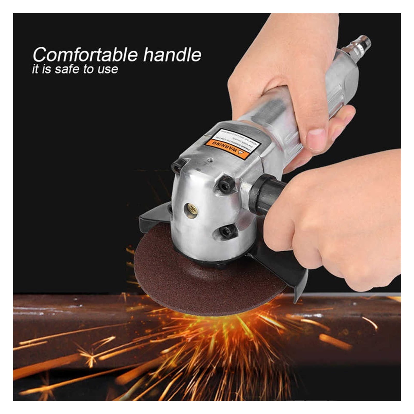 1/4 Pneumatic Angle Grinder Polisher Pneumatic Grinding Polishing Machine 11000rpm 0.8mpa Air Grinder Grinding Power Tool