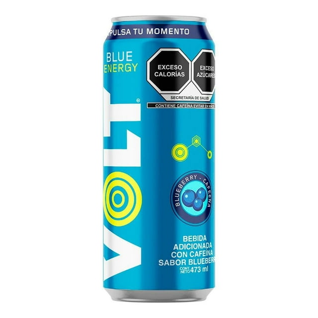 Bebida energética Volt blue energy sabor blueberry 473 ml