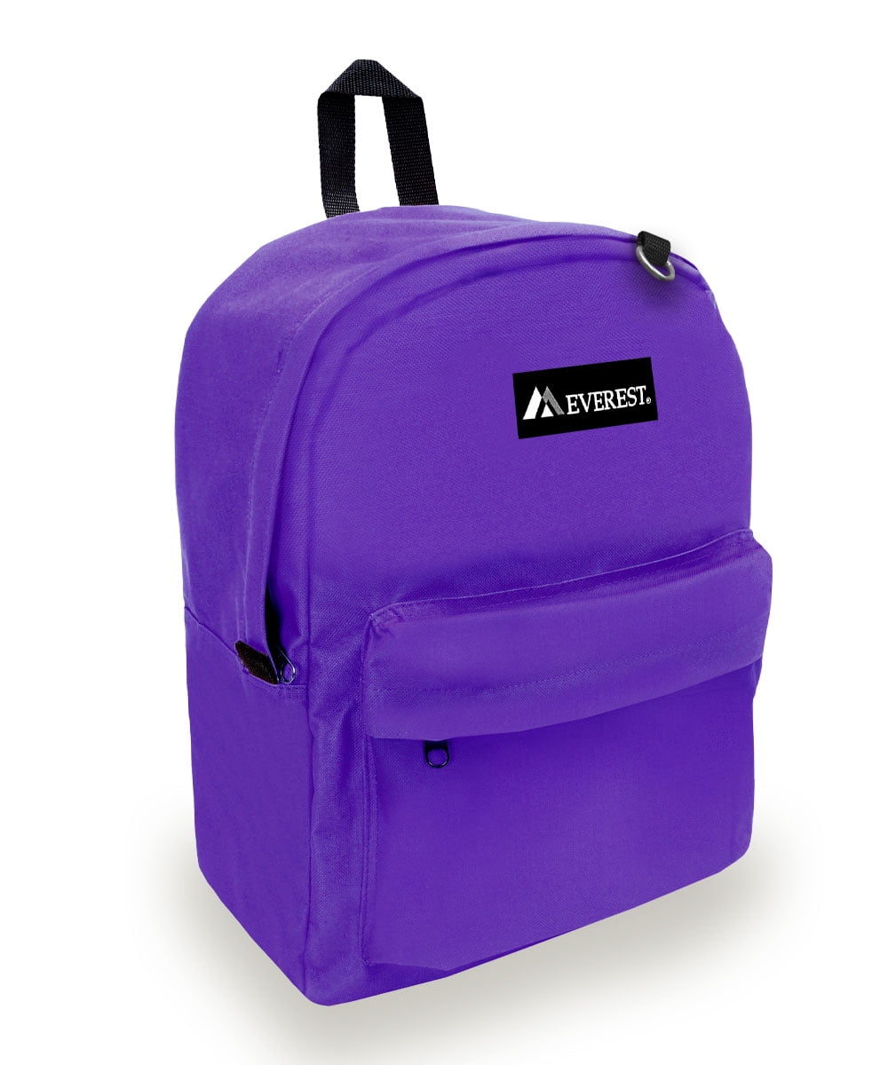 Everest 16.5" Dark Purple Classic Backpack, All Ages, Unisex 2045CR
