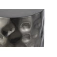 thumbnail image 3 of ET-90 Modern Style Hand Hammered End Table in stainless steel Nickel, 3 of 6