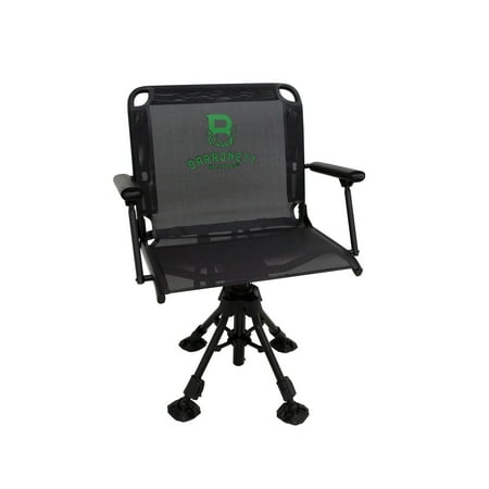 UPC: 0012642036309 | Barronett Blinds® 360 Deluxe Wide Chair Silent 360-Degree Swivel Hunting Chair Black BC107
